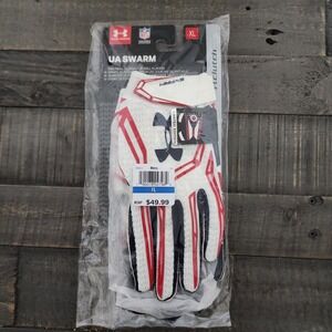 Under Armour Swarm Ohio State Pipeline Football Gloves Men XL Multicolor Clutch